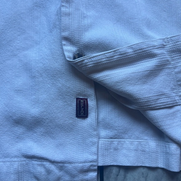 Tommy Bahama Men's Ivory 100%Silk Short Sleeve Button Up Texture Shirt Sz XL - Picture 4 of 7